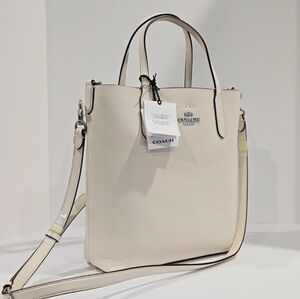 Coach Thea slouchy crossbody tote chalk